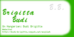 brigitta budi business card
